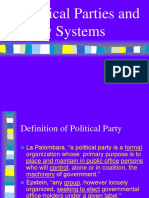 Political Parties and Party Systems