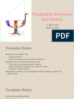 Psychiatric Interview (Autosaved)