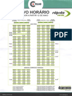 Horario Rapida Verde