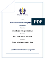 Condicionamiento Clasico y Operante (Casos Practicos)