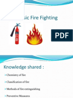 Basic Fire Fighting