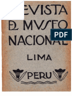 Revista Del Museo Nacional XXVII PDF