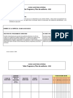 Taller Programa y Plan de Auditoría - AA2