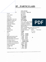 Oya Star Ship Particulars 14-May-15