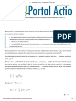 Distribuição Binomial - Probabilidades