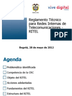 Presentación RITEL 2008