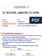 Chapter - 2: Is Matter Around Us Pure