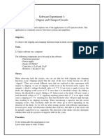 Software - Experiment 1. Clipper and Clamper PDF