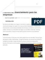 Fuentes de Financiamiento para Las Empresas - GestioPolis