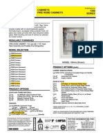1300 Series Cabinets Fire Hose Cabinets: Specifications