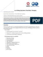 SPE/IADC-189407-MS Sustainable Maintenance in Drilling Operations: New Risks, Changing Standards and Codes