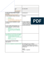 Special Procedure Notes