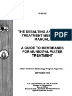 Desalting Water Treatment Membrane Manual PDF