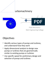 Turbomachinery: ME-326 Fluid Mechanics Wah Engineering College