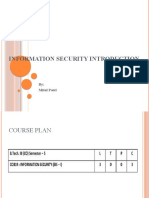 Information Security Introduction: By: Mitul Patel