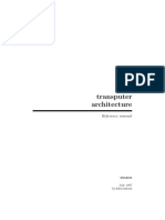 Transputer Architecture: Reference Manual