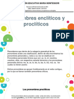 Pronombres Proclíticos y Enclíticos 10