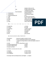 Match The Following Questions in Microprocessor