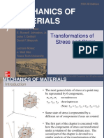 Mechanics of Materials: Transformations of Stress and Strain