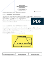 Directions: Solve The Following Problems With The Most Accurate Answers. Problem #1. (WSD Method - Cracking Moment)