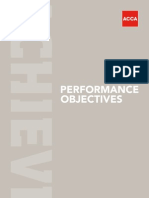 ACCA PER Objective Booklets