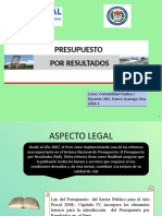 Presupuesto Por Resultados