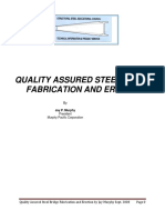 Quality Assured Steel Bridge Fabrication and Erection: September 2008