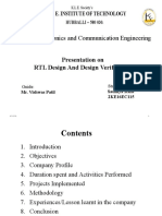 Dept. of Electronics and Communication Engineering: K. L. E. Institute of Technology