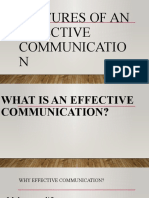 Features of An Effective Communication