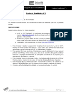 Producto Académico N°3 Geografía Económica Global