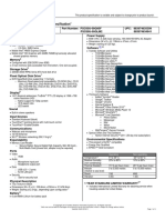 Satellite C645 Detailed Product Specification: Genuine