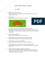 Examen Teorico Futbol Sala