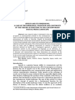 Speech and Its Dimensions. A Case of The Emergence, Tradition and Continuity of The Theory of Rhetoric in The Contemporary Digital Media Landscape