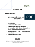 5.3 La Creacion Del Dinero Bancario PDF