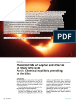 Modelled Fate of Sulphur and Chlorine in Rotary Kilns Part I PDF