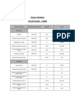 Ficha Tecnica HDPE