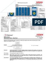 Master Station Specification Sheet: Date of Issue: 12/2011 Page: 1 of 7