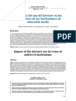 Dialnet IncidenciaDelUsoDelInternetEnLosAdolescentesDeLasI 5210274 PDF