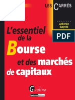 Lessentiel de La Bourse Et Des Marchés de Capitaux - 4e Édition by Catherine KARYOTIS