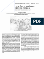 Criminalização Da Miséria A Imagens Do Terror - Gizlene Neder