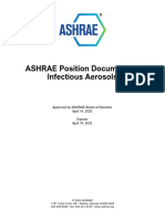 ASHRAE Position Document On Infectious Aerosols