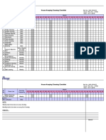 IMS-ADM-02 Housekeeping Cleaning Checklist