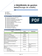 Aviculture - Cahier Des Charges