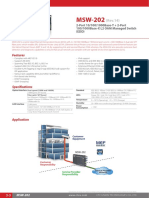 Features: 2-Port 10/100/1000Base-T + 2-Port 100/1000Base-X L2 OAM Managed Switch (EDD)