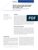 Optimized Methodology For Alkaline and Enzyme-Assisted Extraction of Protein From Sacha Inchi (Plukenetia Volubilis) Kernel Cake