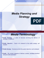 Media Planning and Strategy