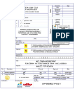 LPP-013-MEC-VP-042-V - WELDING MAP DEMIN WATER TANK 10GCL10BB001 Eng Review