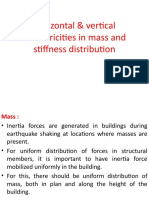 Horizontal & Vertical Eccentricities in Mass and Stiffness Distribution