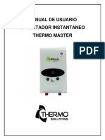 Manual de Usuario Thermo Master PDF