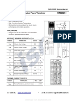 Silicon NPN Darlington Power Transistor: Description